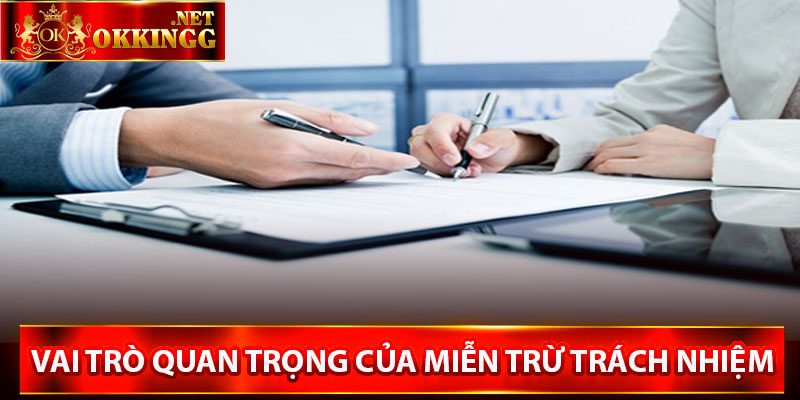 Vai trò quan trọng của Miễn trừ trách nhiệm